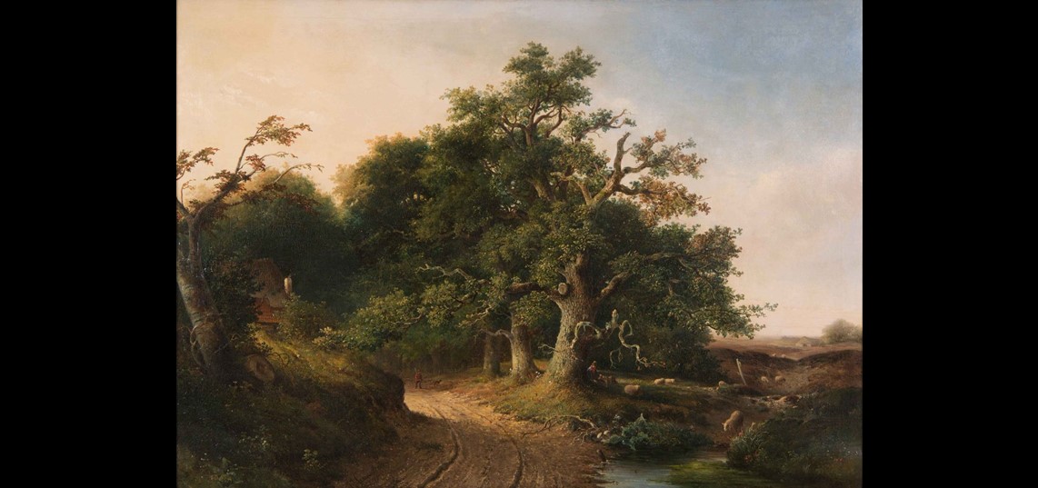 Een schilderij van de Wodanseik